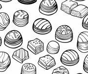Coloriage Plusieurs Chocolat artisanal