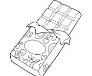Coloriage Tablette de Chocolat