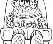 Coloriage Cin&eacute;ma et Les Films d'horreur