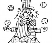 Coloriage Cirque Clown