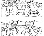 Coloriage Cirque Enfant Jongleur