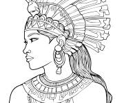 Coloriage Femme de Maya
