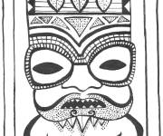 Coloriage Icon de Maya