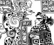 Coloriage Illustration de Maya