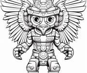Coloriage Itzamna de Maya