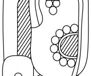Coloriage Mois Ch'en de Maya