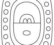 Coloriage et dessins gratuit Mois Mol de Maya à imprimer