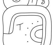 Coloriage et dessins gratuit Mois Sak' de Maya à imprimer