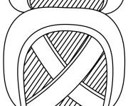 Coloriage Mois Wo' de Maya