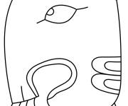 Coloriage et dessins gratuit Mois Xul de Maya à imprimer