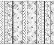 Coloriage Motifs de la civilisation Maya