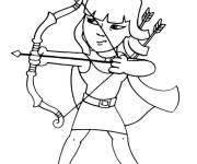Coloriage Archer personnage du jeu