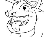 Coloriage Bébé dragon Clash Royale