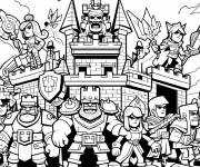 Coloriage Clan du Clash Royale