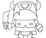 Coloriage et dessins gratuit Clash Royale facile à imprimer
