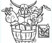 Coloriage Clash Royale imprimable