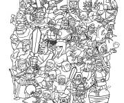 Coloriage Clash Royale jeu pour enfant
