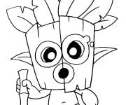 Coloriage Darth goblin du jeu Clash Royale