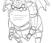 Coloriage Dragon de Clash Royale