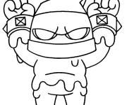 Coloriage Golem d&rsquo;&eacute;lixir du jeu Clash Royale