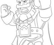 Coloriage Le roi de Clash Royale