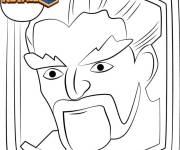 Coloriage Mage de feu Clash Royale