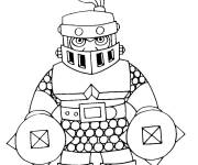 Coloriage Mega Knight Clash Royale