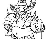 Coloriage Monstre de Clash Royale