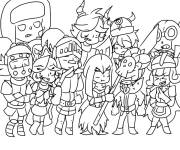 Coloriage Personnages du Clash Royale