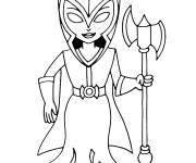 Coloriage Sorci&egrave;re de la nuit Clash Royale