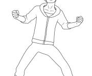 Coloriage et dessins gratuit Ami de l'h&eacute;ros dans Cobra Kai à imprimer