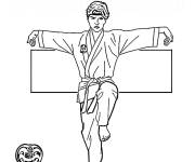 Coloriage Daniel LaRusso de Cobra Kai