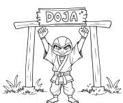 Coloriage Dr&ocirc;le de Cobra Kai