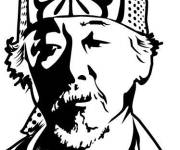 Coloriage et dessins gratuit Gros maitre de Cobra Kai à imprimer