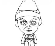 Coloriage Hawk de dessin anim&eacute; de Cobra Kai