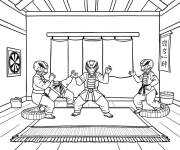 Coloriage Jeu Cobra Kai pour les petits