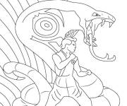 Coloriage Johnny et l'attaque Cobra