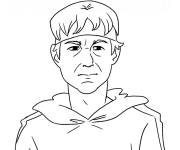 Coloriage Johnny se sent mal