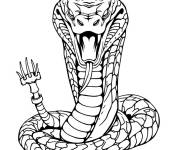 Coloriage Logo DOJO Cobra Kai