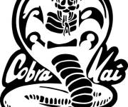 Coloriage et dessins gratuit Logo du film Cobra Kai en vecteur à imprimer