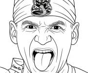 Coloriage et dessins gratuit Personnage provocant de Cobra Kai à imprimer