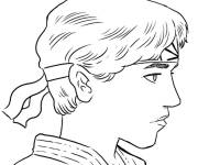 Coloriage et dessins gratuit Portrait de Daniel La Russo à imprimer