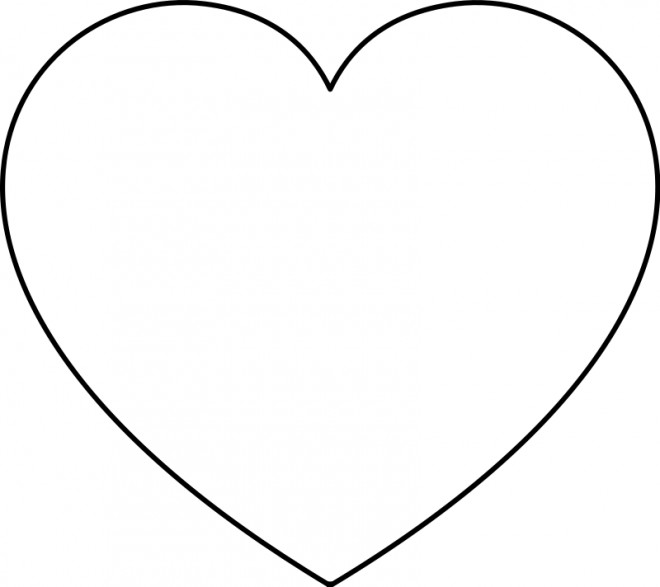 Coloriage Coeur à colorier dessin gratuit à imprimer