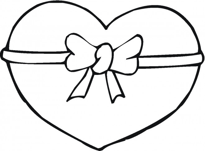 Coloriage Coeur d'amour magique dessin gratuit à imprimer