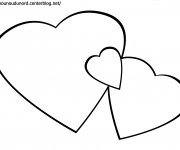 Coloriage Coeur pour les sentiments d'amour