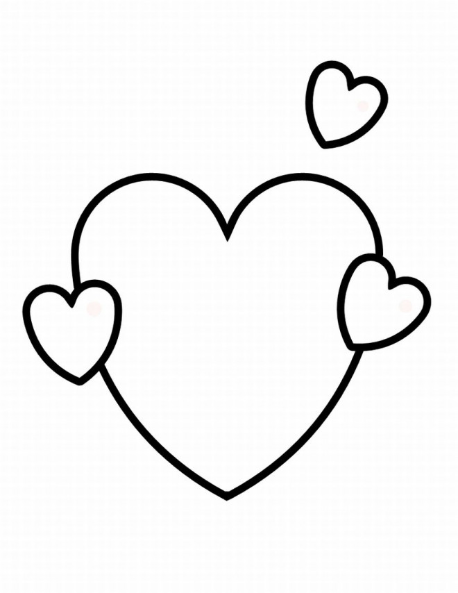 Coloriage Coeur Stylisé Dessin Gratuit à Imprimer