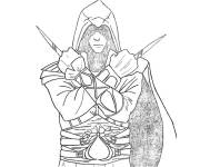 Coloriage Coloriez Assassins' Creed jeu vid&eacute;o