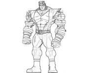 Coloriage Coloriez Colossus superh&eacute;ros