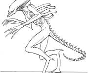 Coloriage Coloriez extraterrestre
