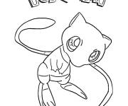 Coloriage Coloriez Mew Pokemon